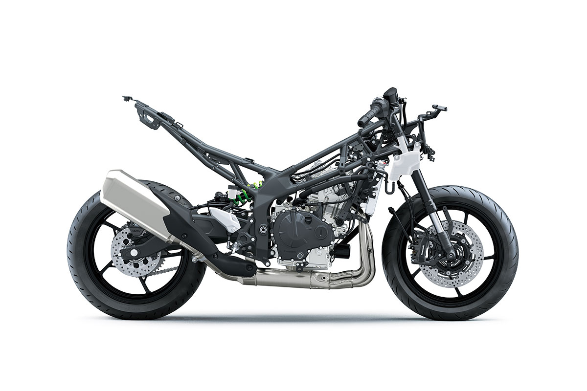 ZX-4RR ZX-4R SE 2023〜 フェンダーレス & 差上げ ウインカー