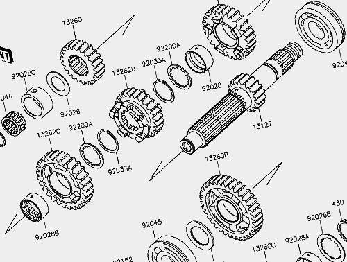 GENUINE PARTS パーツ