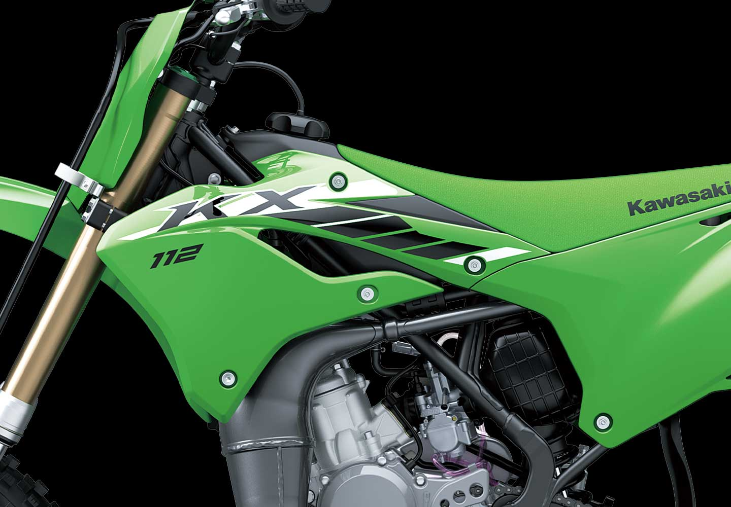 Kawasaki KX112｜競技用車両｜パワーと耐久性を兼ね備えたモトクロッサー