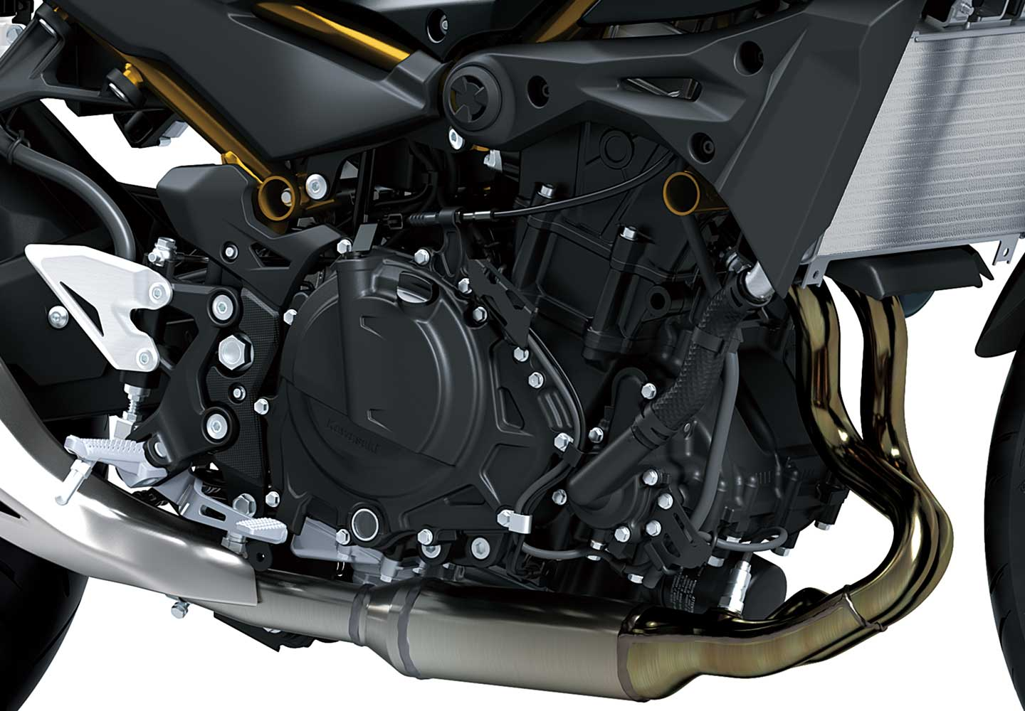 カワサキ Z500FX エンジン&フレーム&ステム&書類付 カワサキ Z500FX フルカスタム レストア車両 社外部品多数
