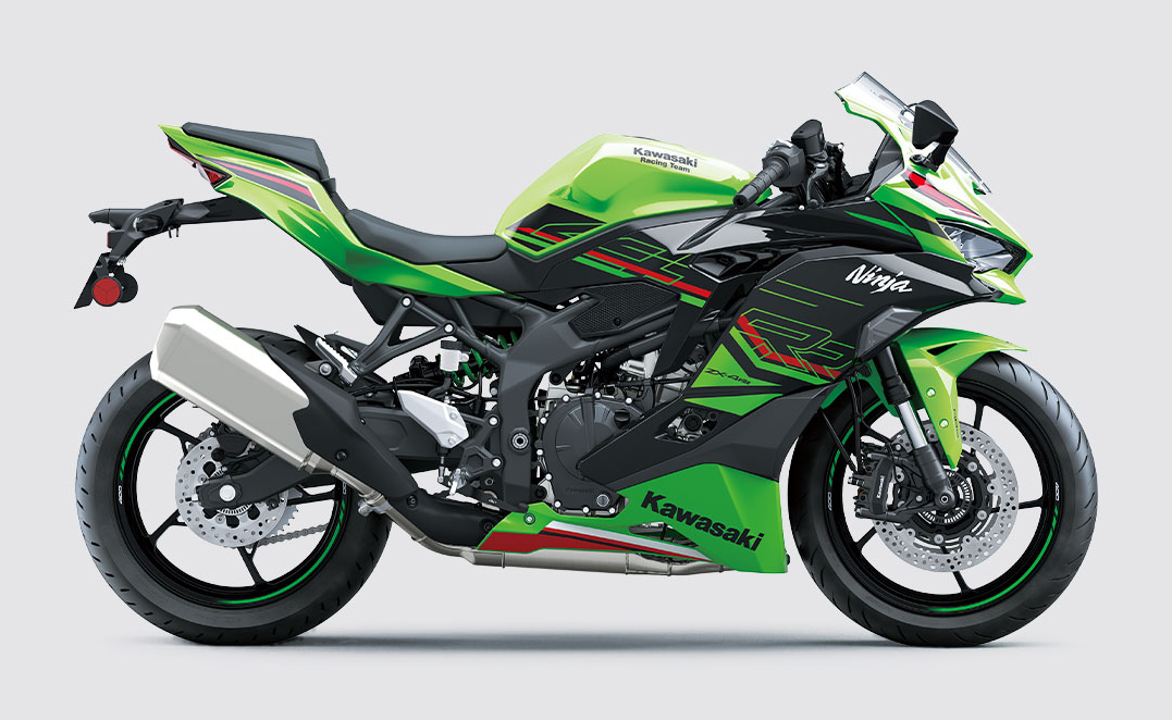 Kawasaki Ninja ZX-4R |スーパースポーツモデル|並列4気筒エンジンを 