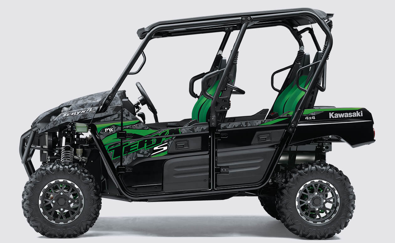 カワサキ TERYX4 | サイド・バイ・サイド | 4人で冒険の旅へ