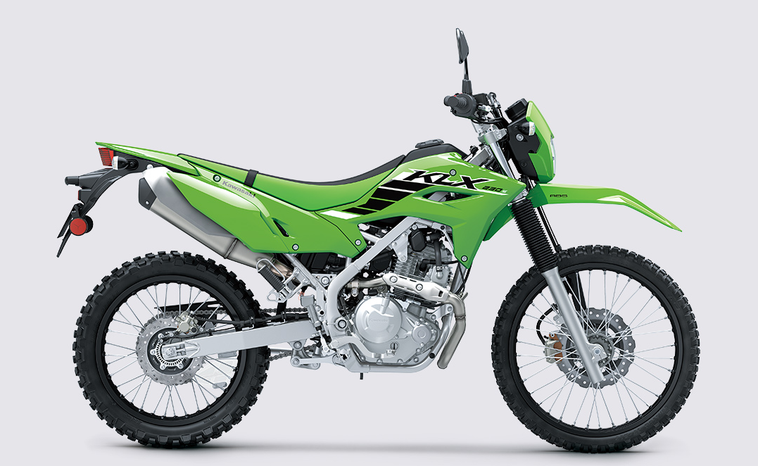 Kawasaki KLX230 | デュアルパーパスモーターサイクル | 軽量なオン/オフロードスポーツモデル