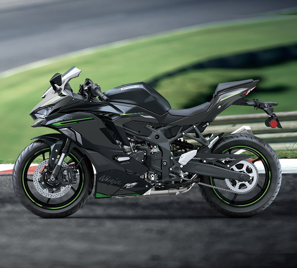 Kawasaki Ninja ZX-4R |スーパースポーツモデル|並列4気筒エンジンを 