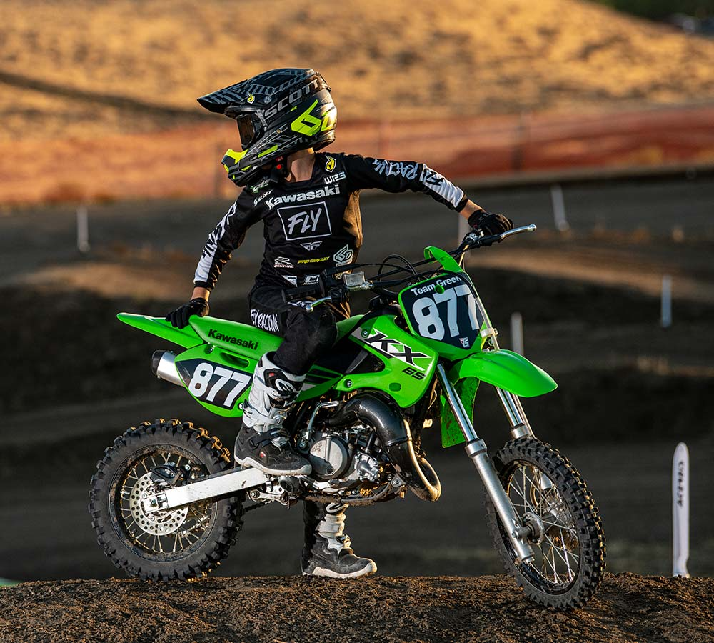 Kawasaki KX65 | コンペティションモデル | モトクロス入門に最適なマシン