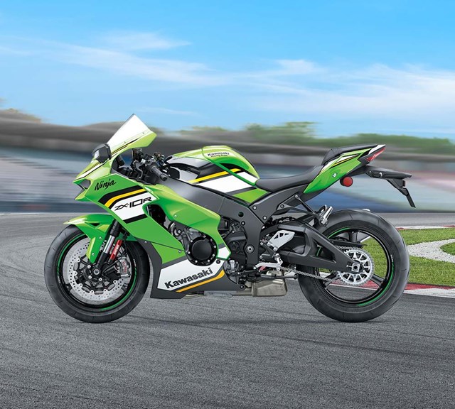 Image of 2025 Ninja ZX-10R KRT EDITION in action