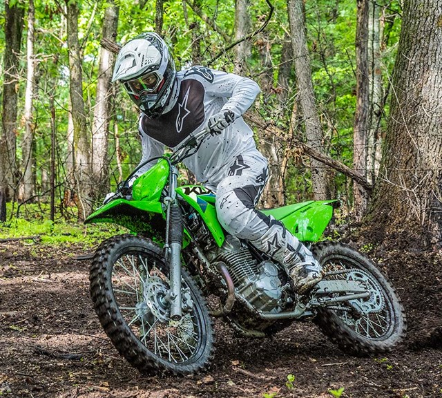 Image of 2026 KLX230R S in action