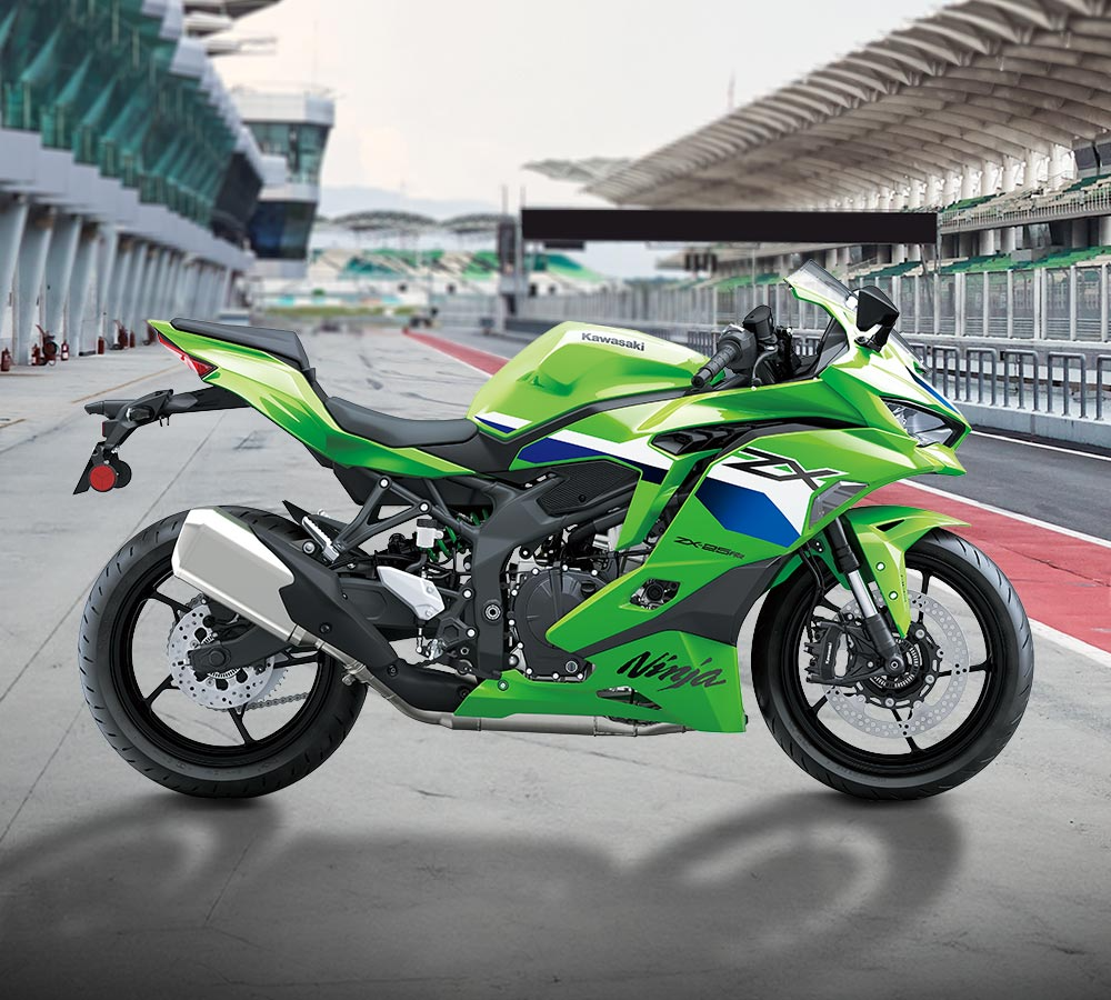 Kawasaki Ninja ZX-25R |スーパースポーツモデル|並列4気筒エンジンを