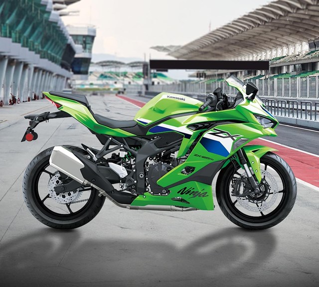 Image of 2027 Ninja ZX-25RR in action