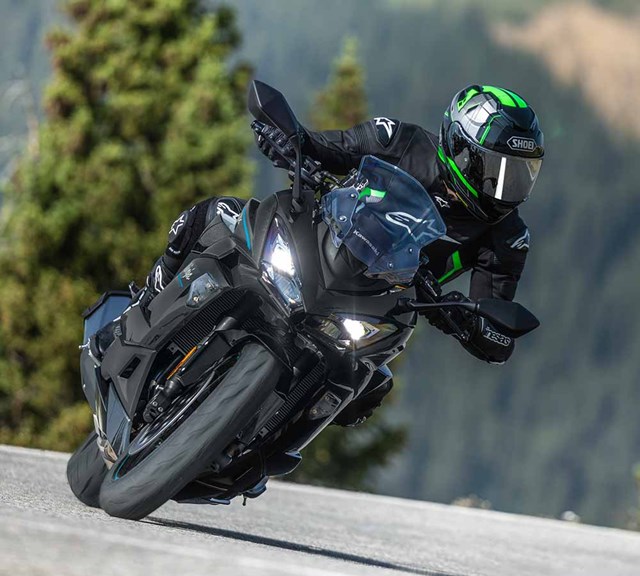 Image of 2027 Ninja 1100SX in action