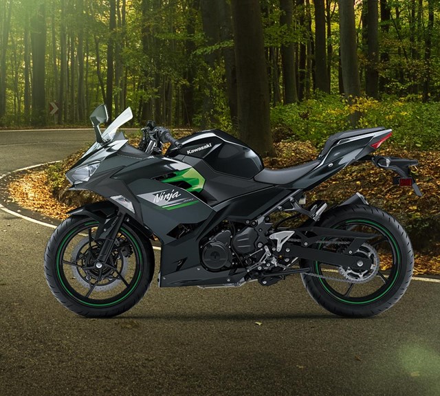 Image of 2023 NINJA 400 ABS  in action