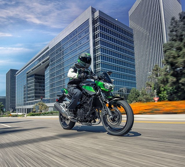 Image of 2023 Z400 ABS in action